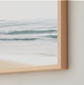 "Slow Tide" - Art Print in Wave by Mike Sunu - Frame Close-up