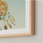 "You Spin Me" - Art Print in Mint Green by Irene Suchocki - Frame Close-up