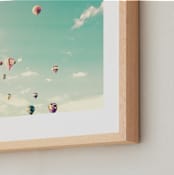"Sky Dreams" - Art Print in mint by Caroline Mint - Frame Close-up