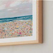 "sea you at the beach" - Art Print in Sea by Lindsay Megahed - Frame Close-up