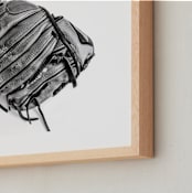 "Ball Game" - Art Print in ball by Lindsay Kelly Art - Frame Close-up