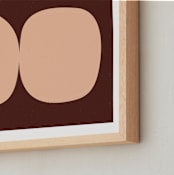 "Yoruba-1-01" - Art Print in earthy colors by Alain Castoriano - Frame Close-up