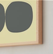 "Yoruba-3-01" - Art Print in earthy colors by Alain Castoriano - Frame Close-up