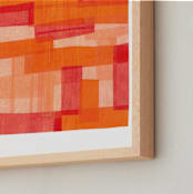 "Composite" - Art Print in Sienna by Kelly Nasuta - Frame Close-up