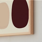 "Yoruba-10-01" - Art Print in earthy colors by Alain Castoriano - Frame Close-up