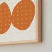 "Yoruba-7-01" - Art Print in earthy colors by Alain Castoriano - Frame Close-up