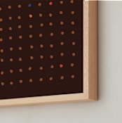 "Yoruba-5-01" - Art Print in earthy colors by Alain Castoriano - Frame Close-up