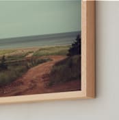 "The Shores of Green Gables" - Art Print in Beach Green by Gray Star Design - Frame Close-up