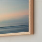 "Peaceful Wave" - Art Print in Peaceful Blue by Cristina Marie - Frame Close-up