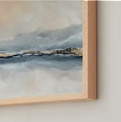 "This Golden Hour" - Art Print in Sand by Julia Contacessi - Frame Close-up