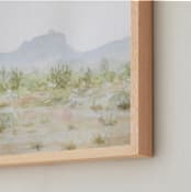 "Desert Pillar" - Art Print in Sage by Laura Morris - Frame Close-up