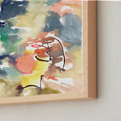 "Expansion Nature" - Art Print in Dawn by Bethania Lima - Frame Close-up