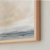 "Mellowland" - Art Print in lilac by Lindsay Megahed - Frame Close-up