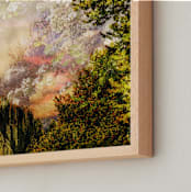 "Piano Sunset" - Art Print in Warm Sunset Beige by Synnöve Seidman - Frame Close-up