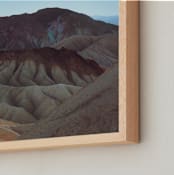 "Death Valley Zion 2" - Art Print in Blue haze by Elena Kulikova - Frame Close-up