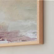"Vanilla Rose No. 1" - Art Print in Warm Sand by Julia Contacessi - Frame Close-up