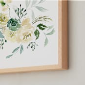 "Wilde" - Art Print in Verdigris by Leah Bisch - Frame Close-up
