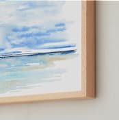 "Shore 1" - Art Print in sea by Roberta Hoiness Art - Frame Close-up