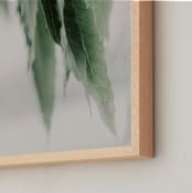 "rustling mist" - Art Print in artichoke green by Alicia Abla - Frame Close-up