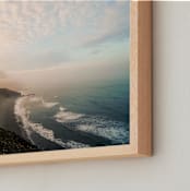"Icelandic Sunset" - Art Print in Icelandic Sunset peach by Rosie Elena Thompson - Frame Close-up