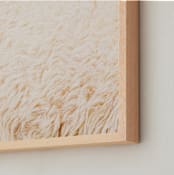 "Fur" - Art Print in Soft Beige by Briana Grace - Frame Close-up