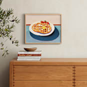 "Breakfast at the Diner" - Art Print in Retro by taylorVdesign - In a Room