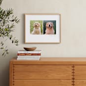 "Two Photo: Landscape Framed Photo" - Framed Photo in White by Anelle Mostert - In a Room