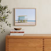 "Calm at the Beach" - Art Print in Sky by Paola Benenati - In a Room