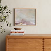 "Vanilla Rose No. 1" - Art Print in Warm Sand by Julia Contacessi - In a Room