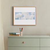 "Cumulus" - Art Print in White by Lynne Millar - In a Room