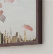 "Where are you going" - Art Print in Vintage Coral by jinseikou - Frame Close-up
