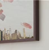 "Where are you going" - Art Print in Vintage Coral by jinseikou - Frame Close-up