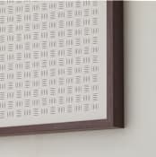 "Weaving 1" - Art Print in Sand by Yohaku Oshima - Frame Close-up