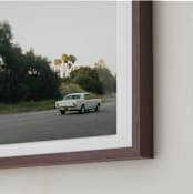 "L.A I Love You" - Art Print in Earth Green by Chelsea Victoria - Frame Close-up