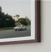 "L.A I Love You" - Art Print in Earth Green by Chelsea Victoria - Frame Close-up