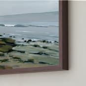 "Ladies of Leisure" - Art Print in Sea Blue by Haley Knighten - Frame Close-up