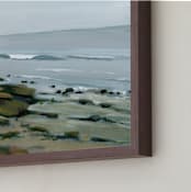 "Ladies of Leisure" - Art Print in Sea Blue by Haley Knighten - Frame Close-up