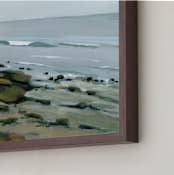 "Ladies of Leisure" - Art Print in Sea Blue by Haley Knighten - Frame Close-up