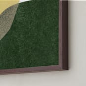 "spatial divide one" - Art Print in citron by Carrie Moradi - Frame Close-up