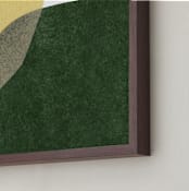 "spatial divide one" - Art Print in citron by Carrie Moradi - Frame Close-up
