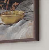 "Yellow Bowl" - Art Print in Goldenrod by Lorent and Leif - Frame Close-up