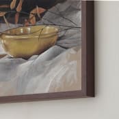 "Yellow Bowl" - Art Print in Goldenrod by Lorent and Leif - Frame Close-up