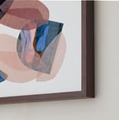 "paper swirl" - Art Print in Rust by Carrie Moradi - Frame Close-up