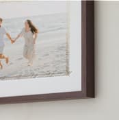 "Hand Sketched Frame" - Foil Framed Photo in Gold by June Letters Studio - Frame Close-up