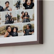 "Eleven Photo: Landscape Framed Photo" - Framed Photo in Snow by Leah Bisch - Frame Close-up