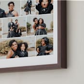 "Eleven Photo: Landscape Framed Photo" - Framed Photo in Snow by Leah Bisch - Frame Close-up