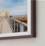 "Let's Go" - Art Print in Sky Blue by studio SYLVO - Frame Close-up