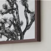 "Joshua Tree in September" - Art Print in Charcoal by Katie Doherty - Frame Close-up
