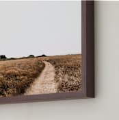 "Where to" - Art Print in Wheat by Karly Rose Sahr - Frame Close-up