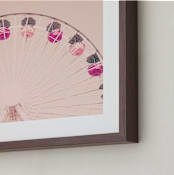"Gira Gira" - Art Print in Cotton Candy by Caroline Mint - Frame Close-up
